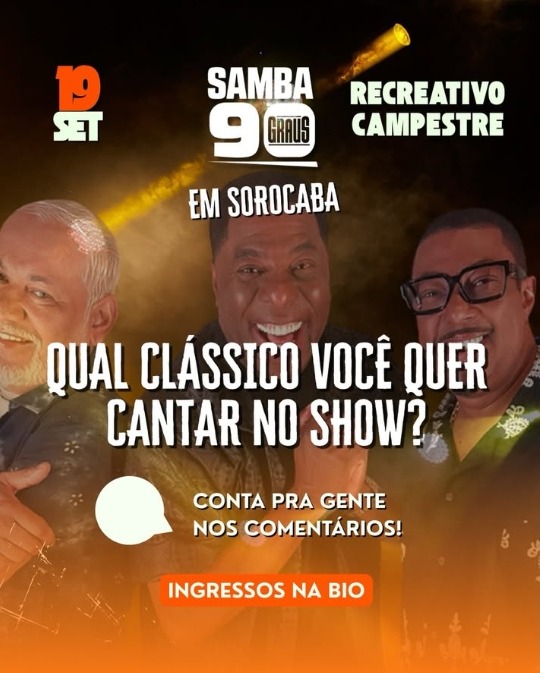 Samba 90 Graus em Sorocaba